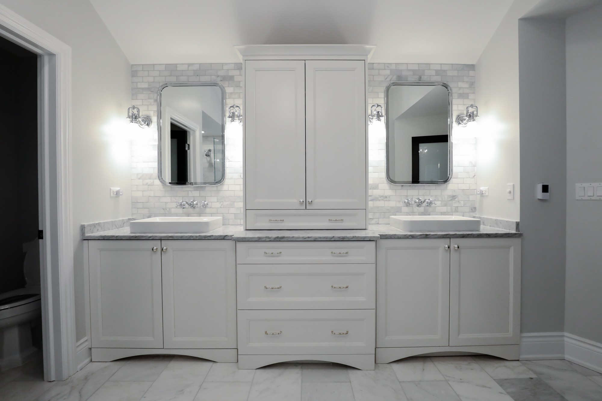 Gallery Kitchen And Bathroom Cabinets, White Vanity Cabinets For Bathrooms