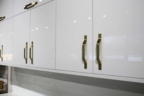 High-Gloss  Modern Melamine Cabinets