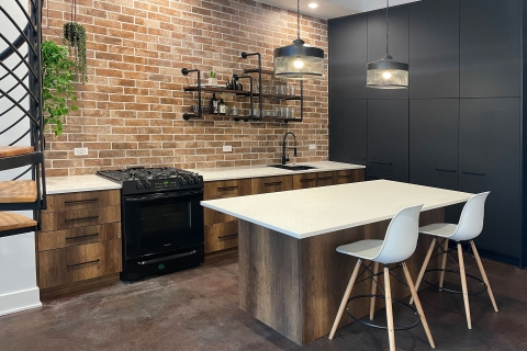 Cabinets - Modern Kitchen - Nature Richelieu Melamine Gavi Oak LN66