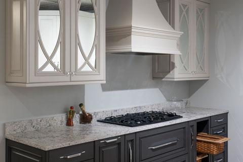 Decor Paint-Grade with Custom Mullion Insert Doors 1649