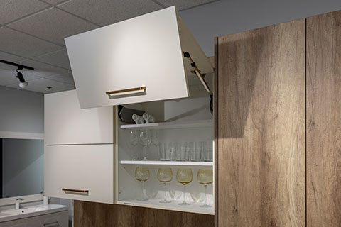 Natural Casella Oak and Blum Aventos with Bi-Fold Door Lift-Up System 2949