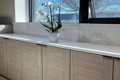 Cabinets - Aura -  Modern Melamine Cabinets, Woodgrain
