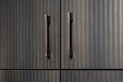 Cabinets - Collezione Italiana: Caramel Coffee Texture Modern Cabinets