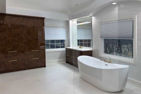 Cabinets - High-Gloss  Modern Melamine Cabinets