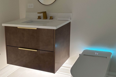 Cabinets - High-Gloss  Modern Melamine Cabinets