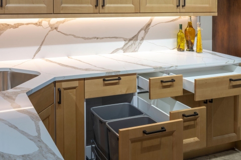 Cabinets - ASPEN - Light Maple Solid Wood by Advanced Cabinets, Traditional