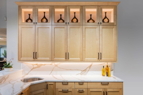 Cabinets - ASPEN - Light Maple Solid Wood by Advanced Cabinets, Traditional