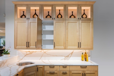 Cabinets - ASPEN - Light Maple Solid Wood by Advanced Cabinets, Traditional