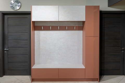 Cabinets - Mudroom Modern Melamine Cabinets
